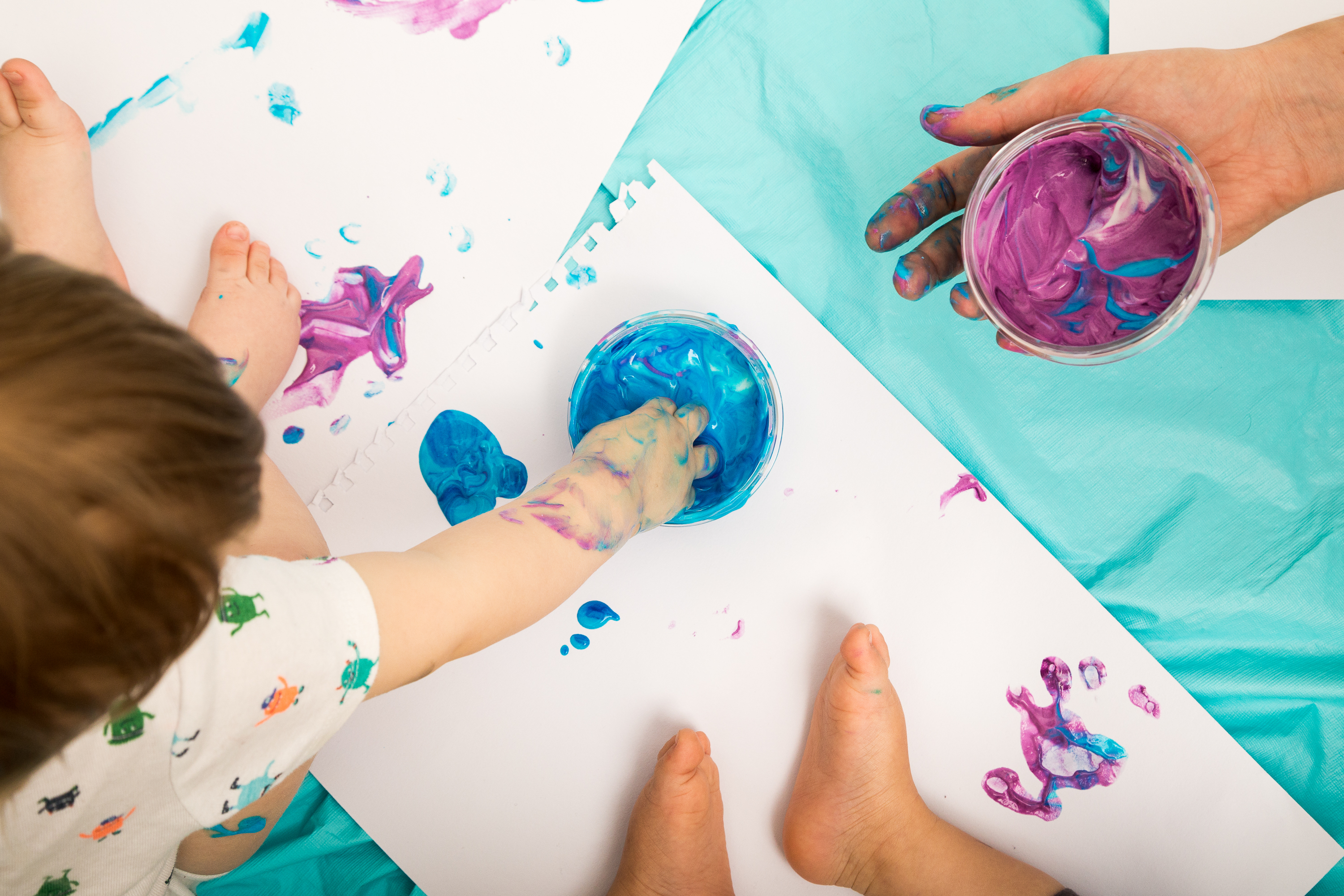 Peinture comestible pour bébé – Marine Lestrade